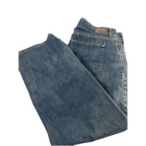 Nautica Jeans Mens Size 42 x 30 Straight‎ Fit Heavyweight Denim Cotton Zip Fly